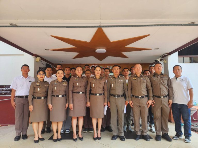 วันที่ 8 เม.ย. 2568 เวลา 09.50 น. พ.ต.อ.มนัสชัย อินทร์เถื่อน ผกก.สภ.ภูพิงค์ฯโดยมอบหมายให้ พ.ต.ท.ธวัฒน์. เจริญผล สว.อก.สภ.ภูพิงค์ฯ  ต้อนรับพ.ต.อ.หญิง ตระการกุล. ละครวงษ์ ผกก.บศ.ศฝร.ภ.5 พร้อมคณะฯ  ได้มานิเทศ นสต.รุ่น 15 ฝึกหัดปฏิบัติราชการ สภ.ภูพิงคราชนิเวศน์