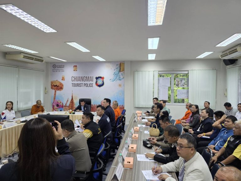 วันที่ 14 พฤษภาคม 2568 เวลา 15.30 น. พ.ต.ท.จิรัฐติพงษ์ เลิศวิริยานันท์  รอง ผกก ป.สภ.ภูพิงคราชนิเวศน์ ร่วมประชุมหารือการพัฒนาและยกระดับเส้นทางท่องเที่ยวเชิงวัฒนธรรมตามรอยศรัทธาเชียงใหม่ ณ สถานีตำรวจท่องเที่ยวเชียงใหม่