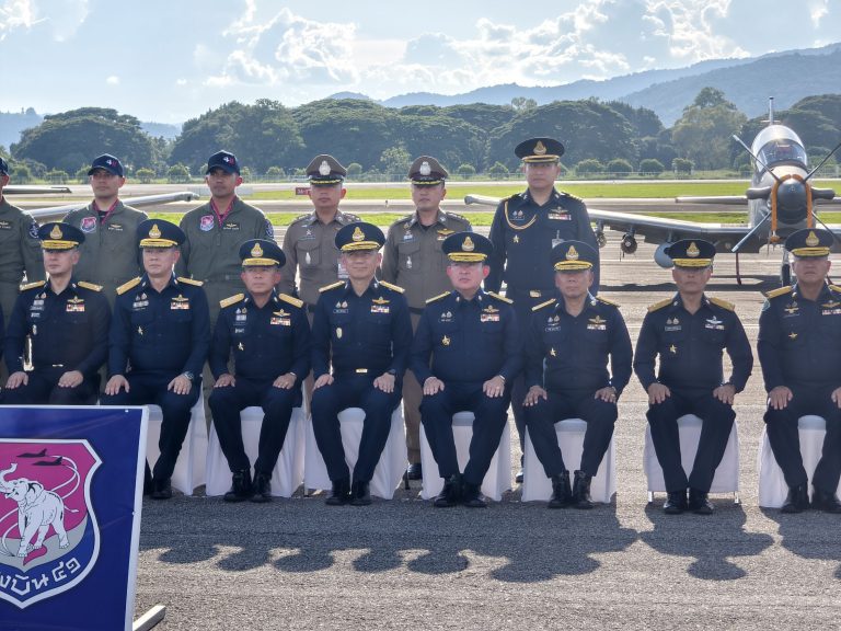 วันที่ 4 กันยายน 2568 เวลา 15.00 น. พ.ต.อ.มนัสชัย อินทร์เถื่อน ผกก.สภ.ภูพิงคราชนิเวศน์ ร่วมพิธีบรรจุประจำการเครื่องบินโจมตีแบบที่ 8 (AT-6TH) ซึ่งมาประจำการ ณ ฝูงบิน 411 กองบิน 41 จังหวัดเชียงใหม่ จำนวน 8 ลำ