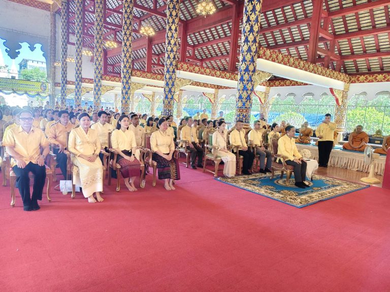 วันที่ 28 กันยายน 2568 เวลา 15.30 น.  ร.ต.อ.เอกพงษ์ สายวงศ์เปี๊ย รอง สวป.(ชส.)ฯ พร้อม ชุด ชมส.สภ.ภูพิงคราชนิเวศน์  ร่วม พิธีเจริญพระพุทธมนต์เฉลิมพระเกียรติถวายพระพรชัยมงคลแด่ พระบาทสมเด็จพระเจ้าอยู่หัวและพระบรมวงศานุวงค์ ประจำปีพุทธศักราช 2568