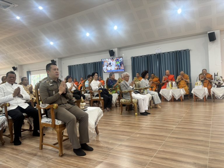 วันที่ 15 มีนาคม  2569 เวลา 10.20 น. พ.ต.อ.สิโณทัย ลิลิตธรรม  ผกก.สภ.ภูพิงคราชนิเวศน์ ร่วมงานฉลองสมโภชอาคารปฏิบัติธรรมพระสุมนเถระวัดสวนดอก พระอารามหลวง