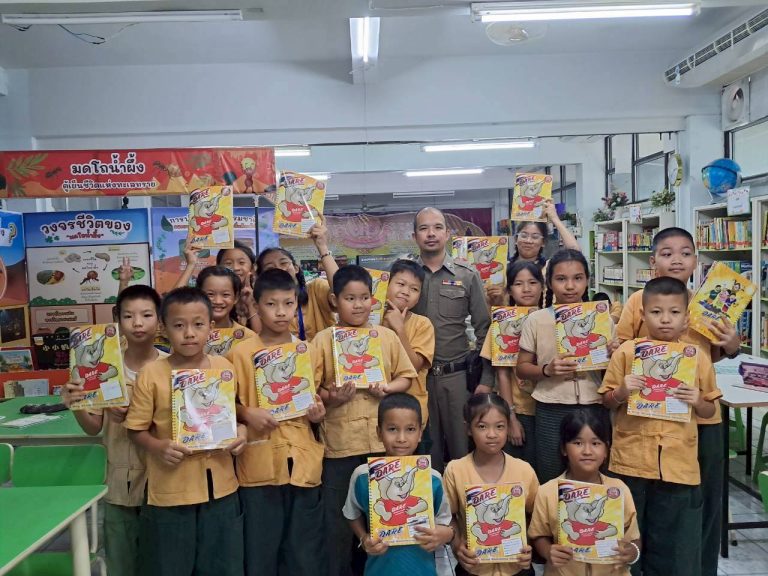 ครูตำรวจแดร์ สภ.ภูพิงคราชนิเวศน์(D.A.R.E.) สอนหลักสูตร D.A.R.E. ประจำภาคเรียนที่ 1/2569 โรงเรียนเทศบาลวัดเชียงยืน อ.เมืองเชียงใหม่ จ.เชียงใหม่