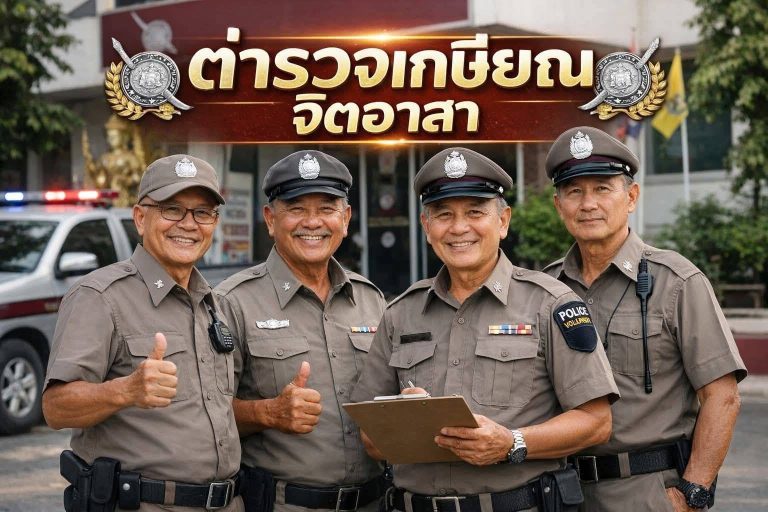 เปิดรับสมัคร! ตำรวจเกษียณร่วมภารกิจจิตอาสา ดูแลความปลอดภัยชุมชน