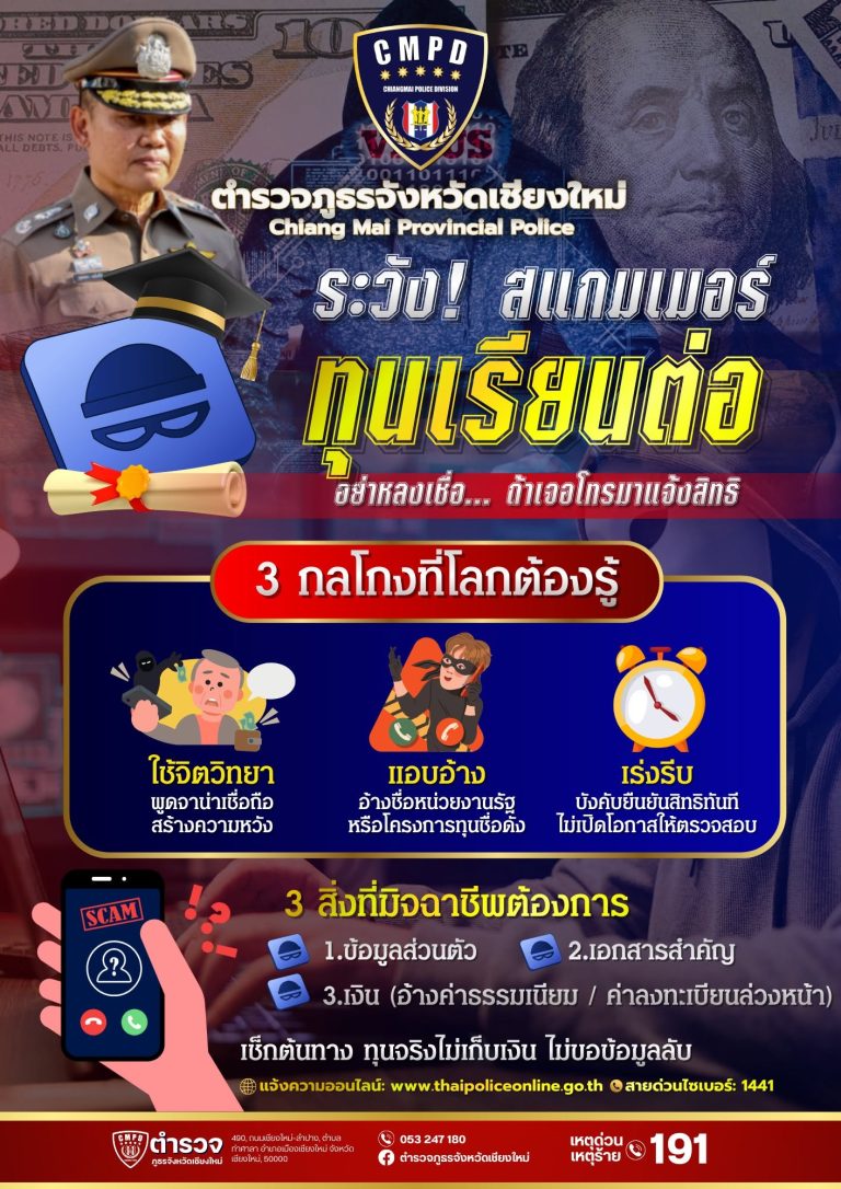 ระวัง!!! กลลวงหลอกวัยรุ่น นักเรียน นักศึกษา เสี่ยงตกเป็นเหยื่อ
