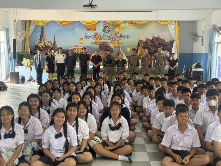 โครงการสถานศึกษาสีขาวปลอดยาเสพติด โรงเรียนบ้านโป่งน้อย
