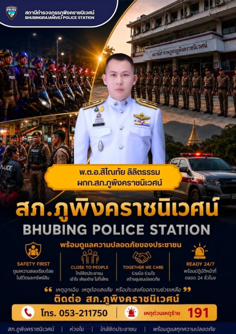 สภ.ภูพิงคราชนิเวศน์ ห่วงใย ดูแลความปลอดภัยของประชาชน