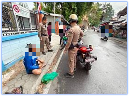 วันที่ 20 พฤษภาคม 2569  เวลาประมาณ  08.19 น. ได้รับแจ้งเหตุจากศูนย์วิทยุ สภ.ภูพิงคราชนิเวศน์ บริเวณแยกหน้าโรงเรียนโป่งน้อย ตรวจสอบเป็นจักรยานยนต์ชนจักรยานยนต์